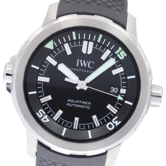IWC SCHAFFHAUSEN Aqua timer IW328802 black Dial Automatic Men's Watch_836062 - Picture 1 of 6